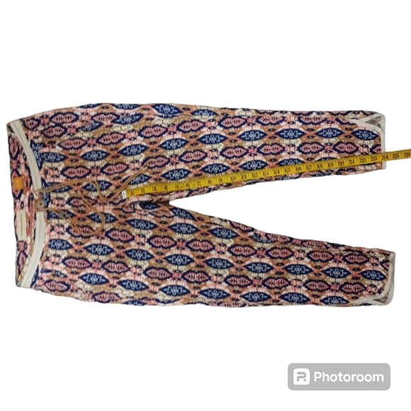 Pilcro Paz Ikat Joggers Royal Blue Sz 26 - Picture 13 of 16